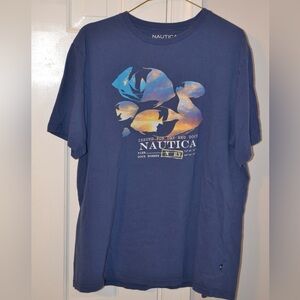 Nautica Men’s T Shirt Fish and Coordinates